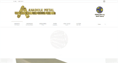 Desktop Screenshot of anadolumetal.com